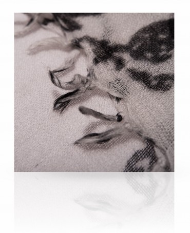 Палантин Женский W-SMALL.LEAF/WHITE